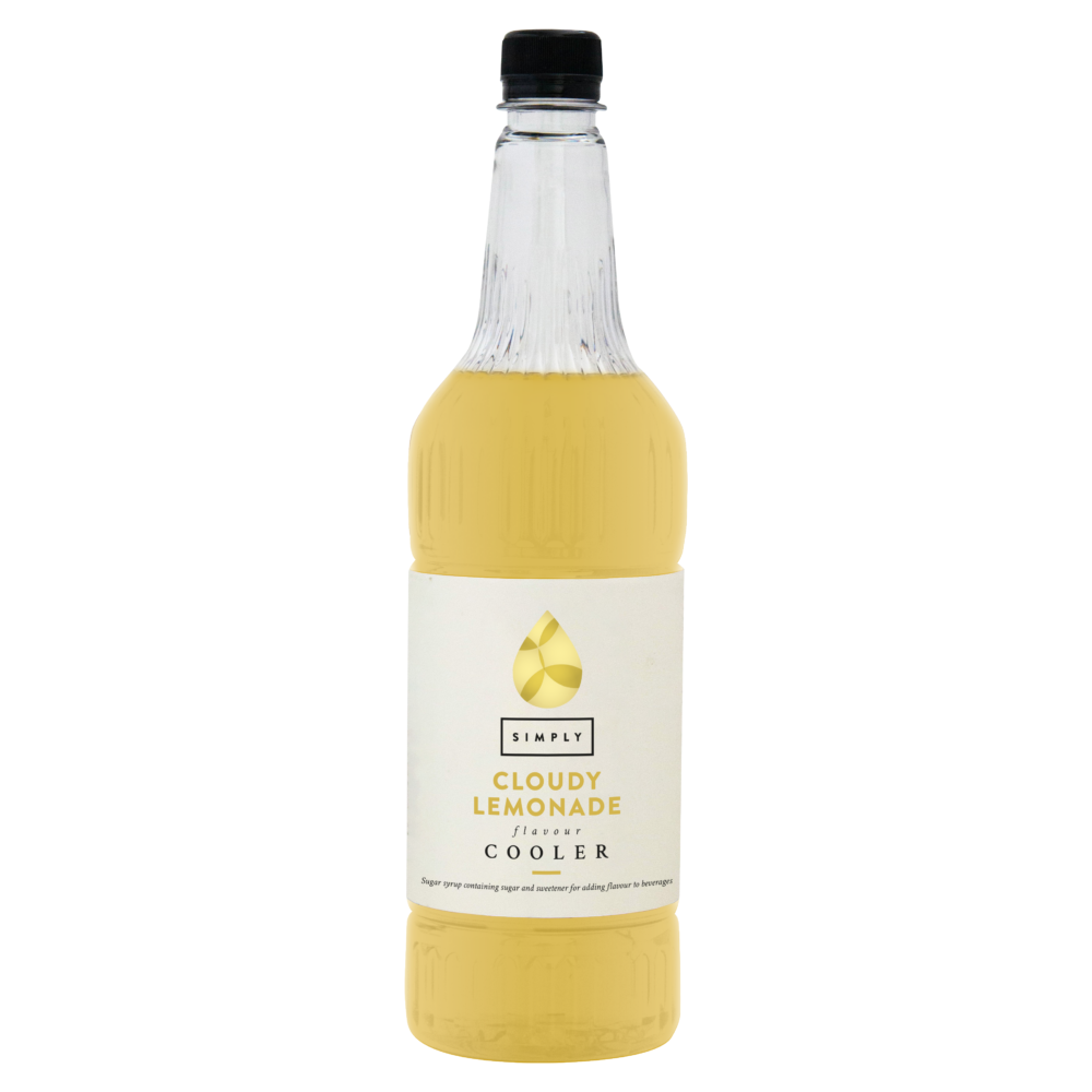 1L Simply Cloudy Lemonade cooler syrup for drinks and cocktails