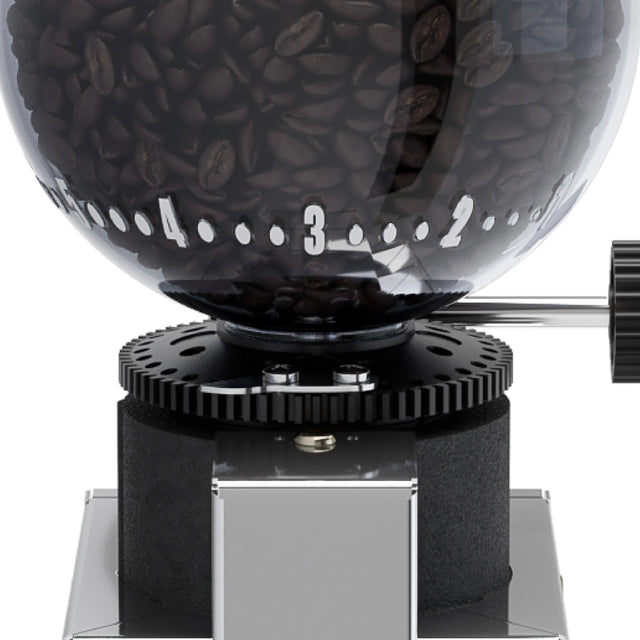 Lelit Fred Prima On-demand Burr Coffee Grinder - Polished Stainless Steel