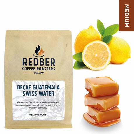 GUATEMALA SWISS WATER DECAF COFFEE - Medium Roast Coffee