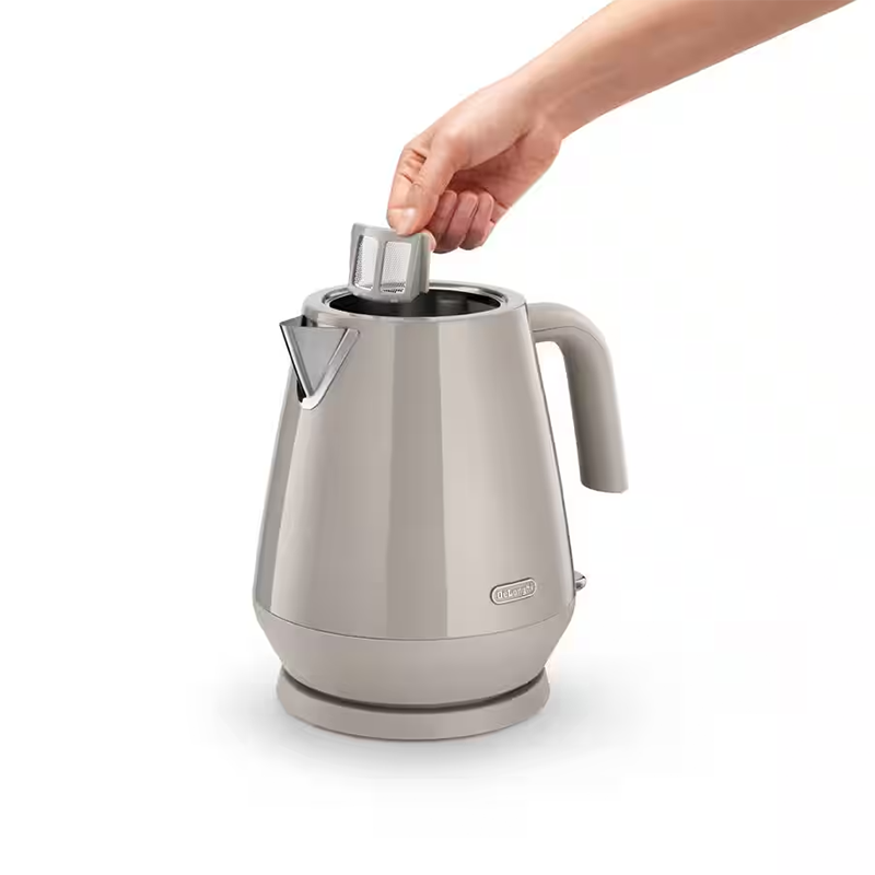Delonghi Eclettica Electric Kettle - Biscuit Beige