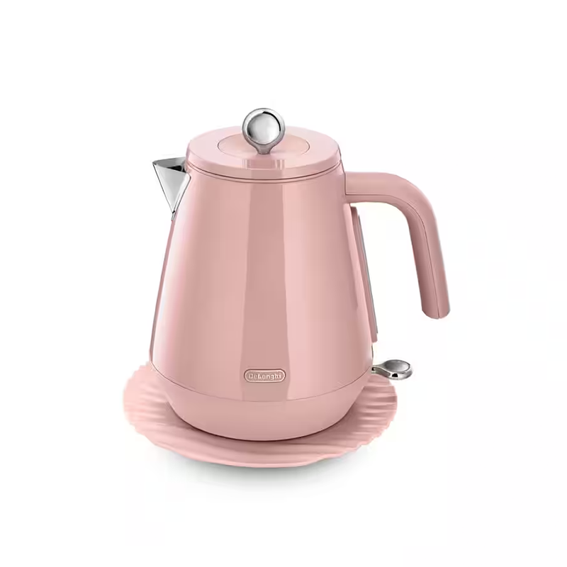 Delonghi Eclettica Electric Kettle - Playful Pink