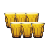 Duralex Picardie Amber Tumbler 25cl (Set of 6)