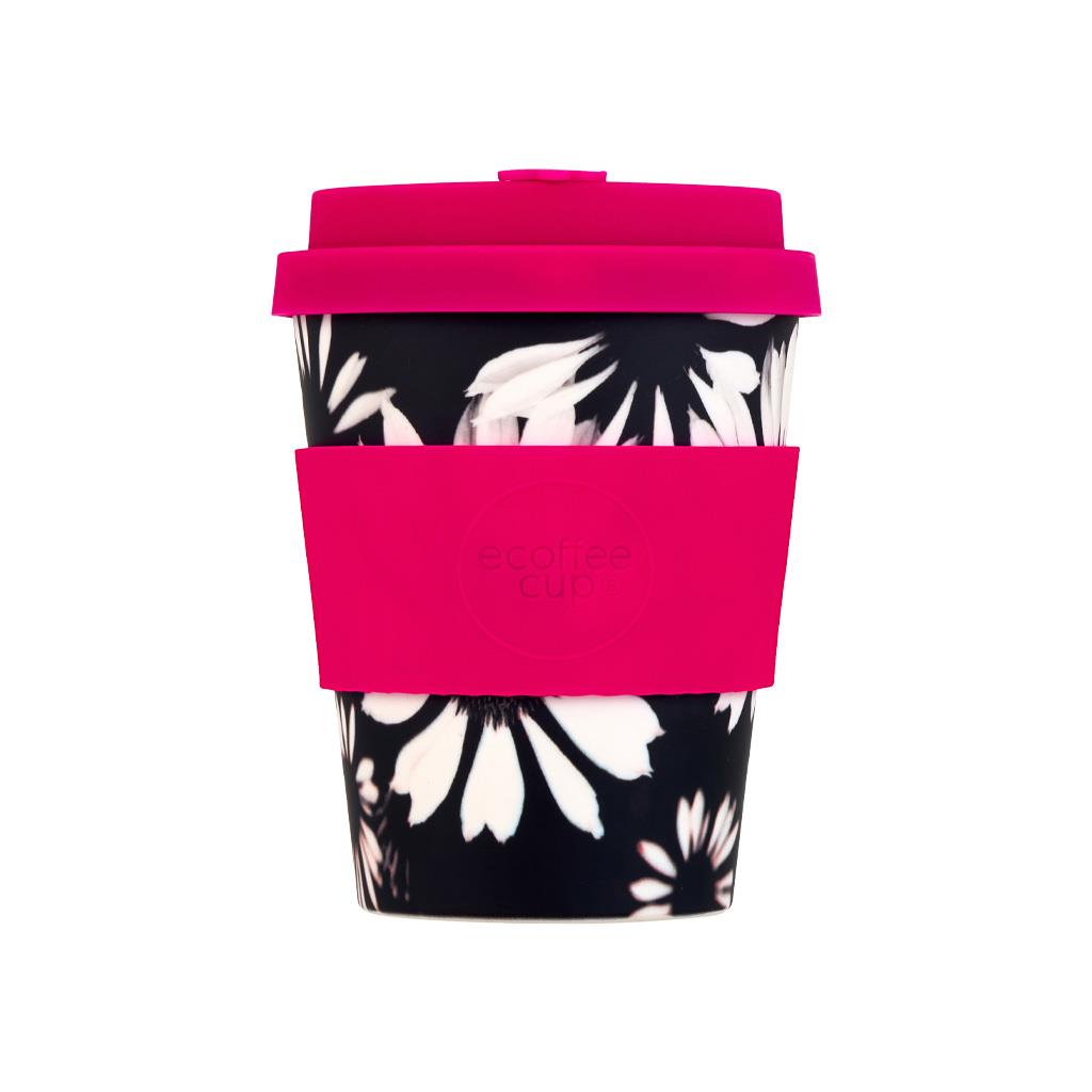Ecoffee Cup Reusable Bamboo Travel Cup 0.35l / 12 oz. - Infloresence