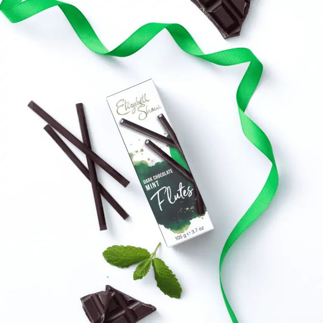 Elizabeth Shaw Dark Chocolate Mint Flutes 105g