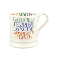 Emma Bridgewater Rainbow Toast Wonderful Dad Mug - 1/2 Pint