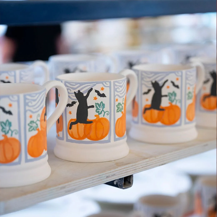 Emma Bridgewater Cats & Pumpkins 1/2 Pint Mug