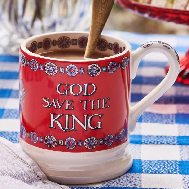 Emma Bridgewater God Save The King 1/2 Pint Mug
