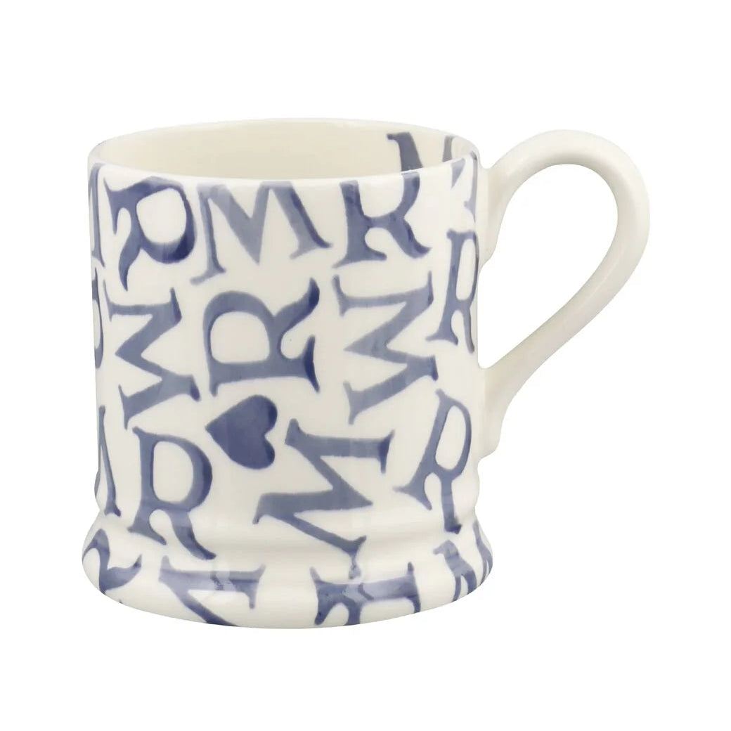 Emma Bridgewater M.R Blue 1/2 Pint Mug