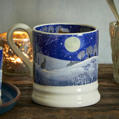 Emma Bridgewater Midnight Hare 1/2 Pint Mug