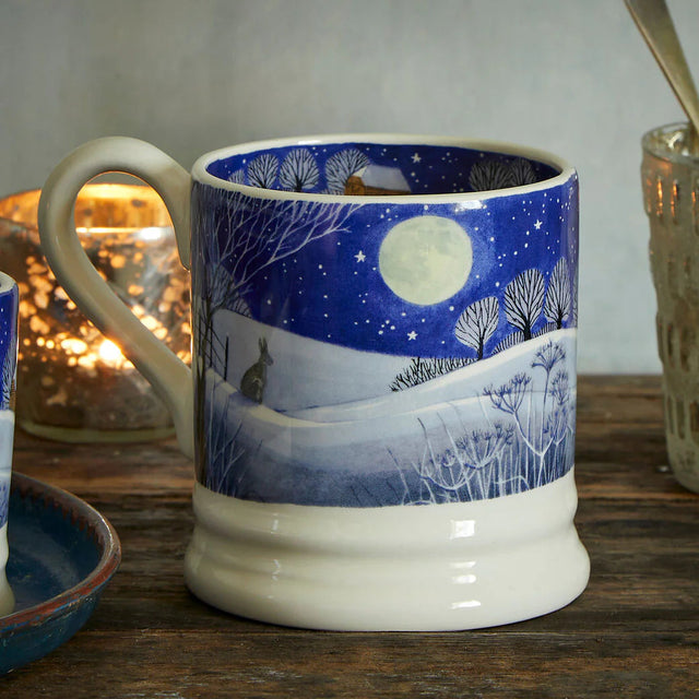 Emma Bridgewater Midnight Hare 1/2 Pint Mug
