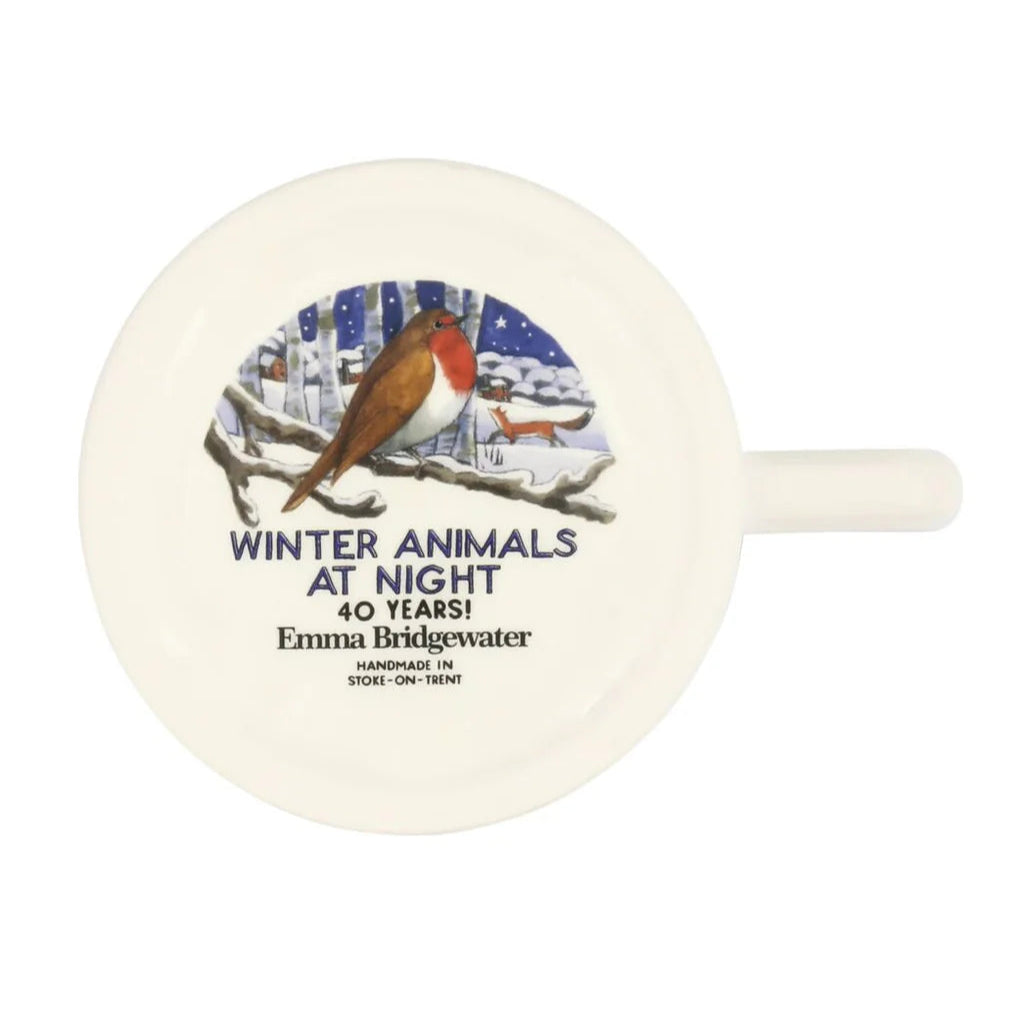 Emma Bridgewater Midnight Robin 1/2 Pint Mug