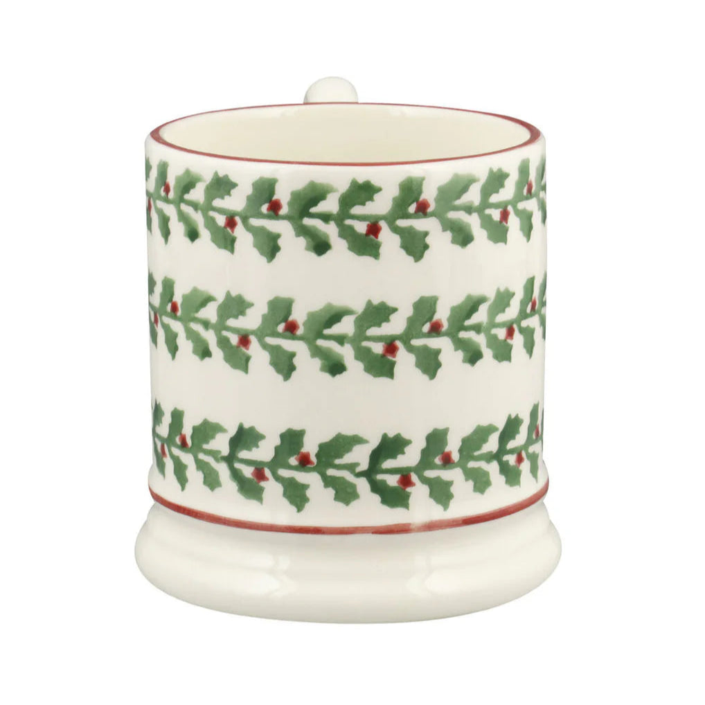 Emma Bridgewater Tiny Holly 1/2 Pint Mug
