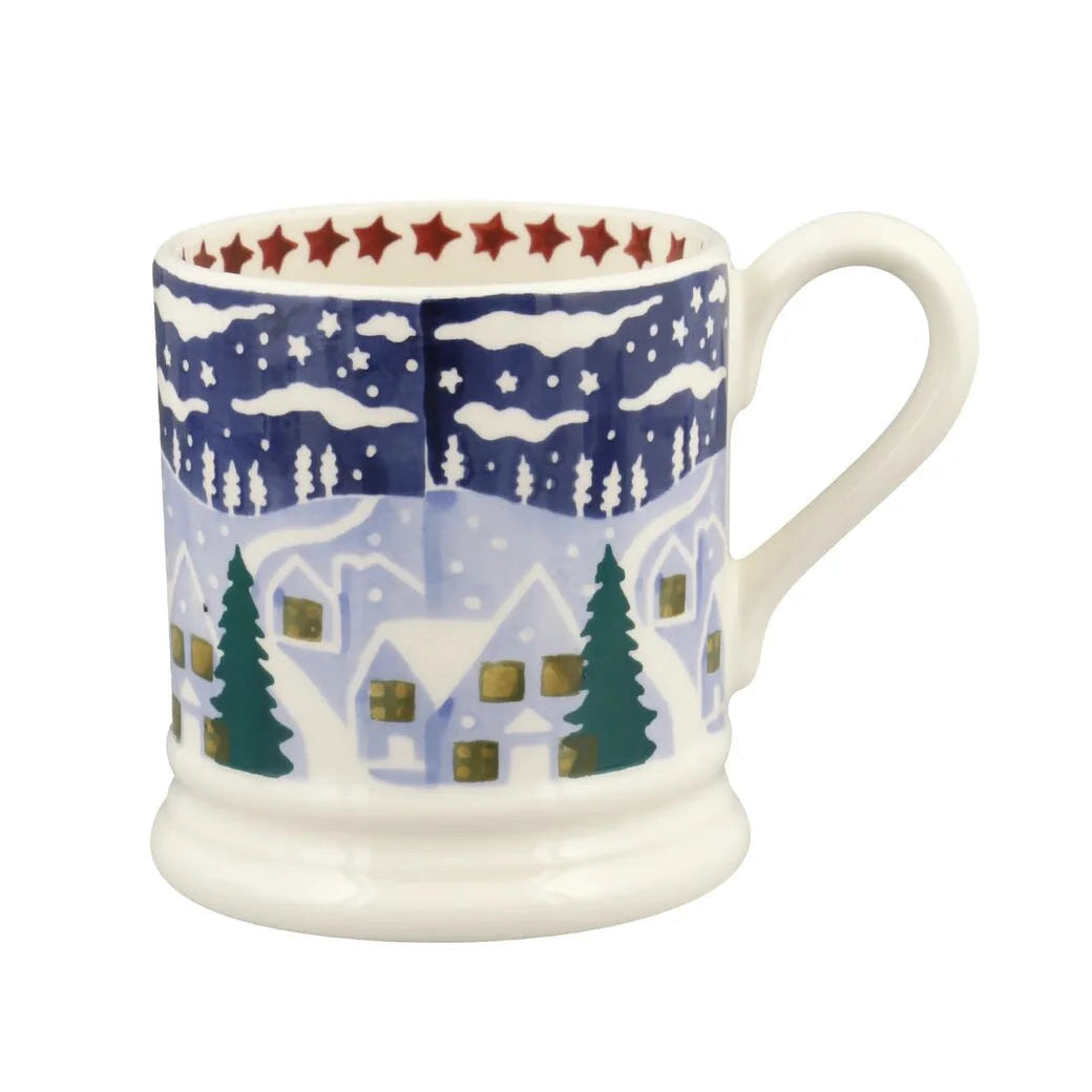 Christmas Icons Winter Village 1/2 Pint Mug
