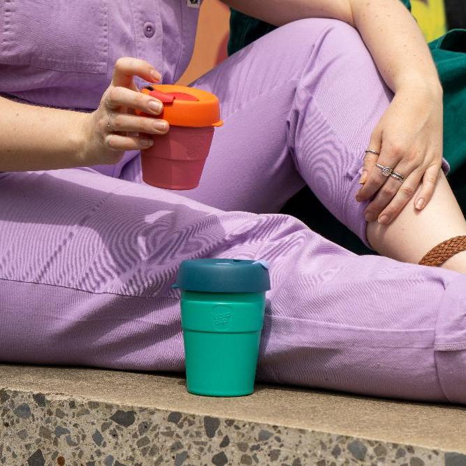 KeepCup Thermal Stainless Steel Reusable Coffee Cup M 12oz - Eventide