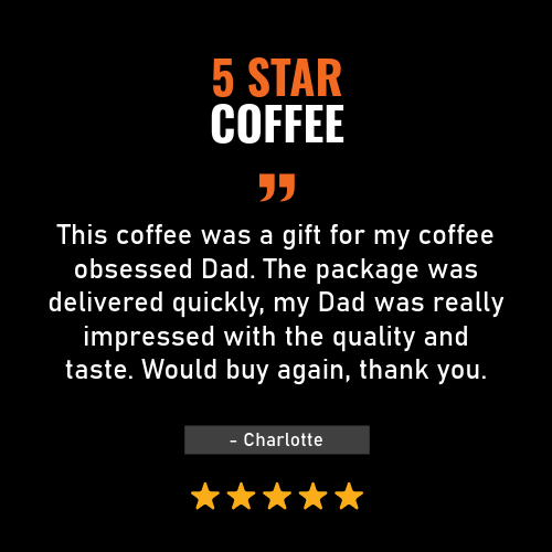 Second customer review graphic for Filter Coffee Taster Pack