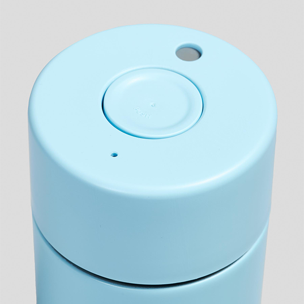 Frank Green 12oz Ceramic Reusable Cup with Push Button Lid - Sky Blue