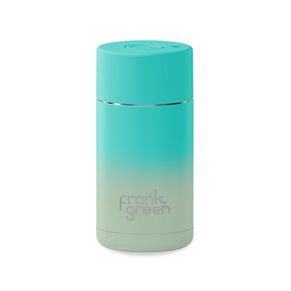 Frank Green 12oz Ceramic Reusable Cup Gradient with Push Button Lid - Bondi Bliss