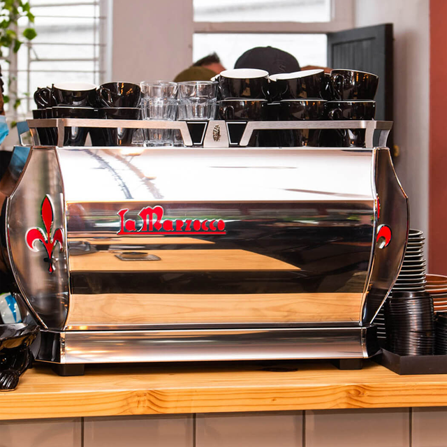 La Marzocco GB5 S espresso machine for high-performance coffee brewing in cafes