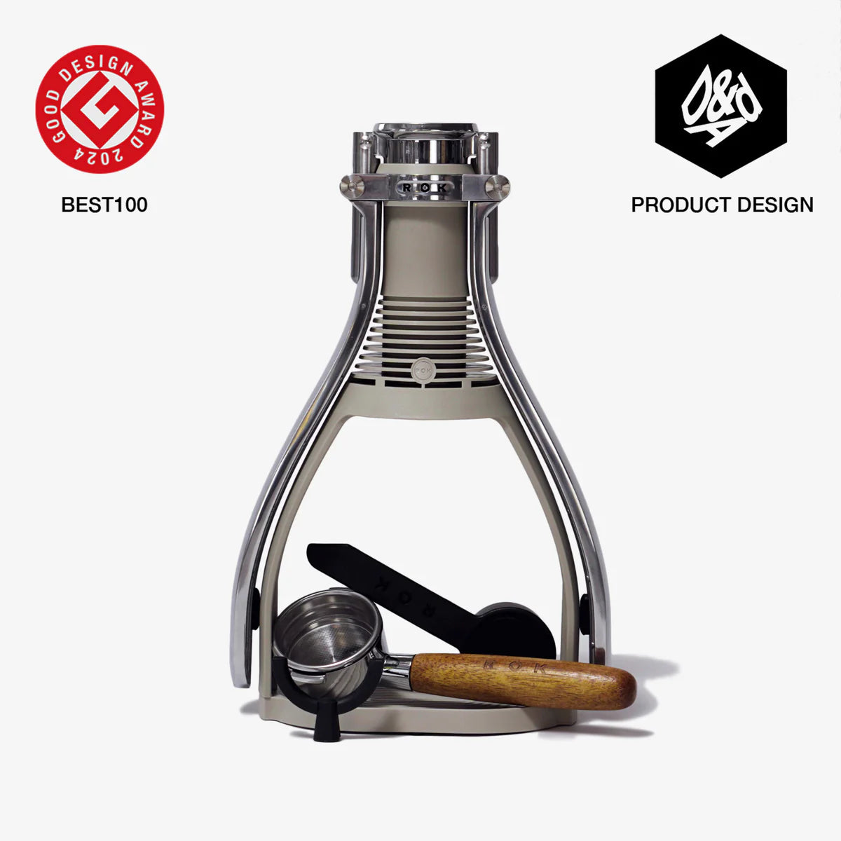 ROK Presso Smartshot Manual Espresso Maker - Grey