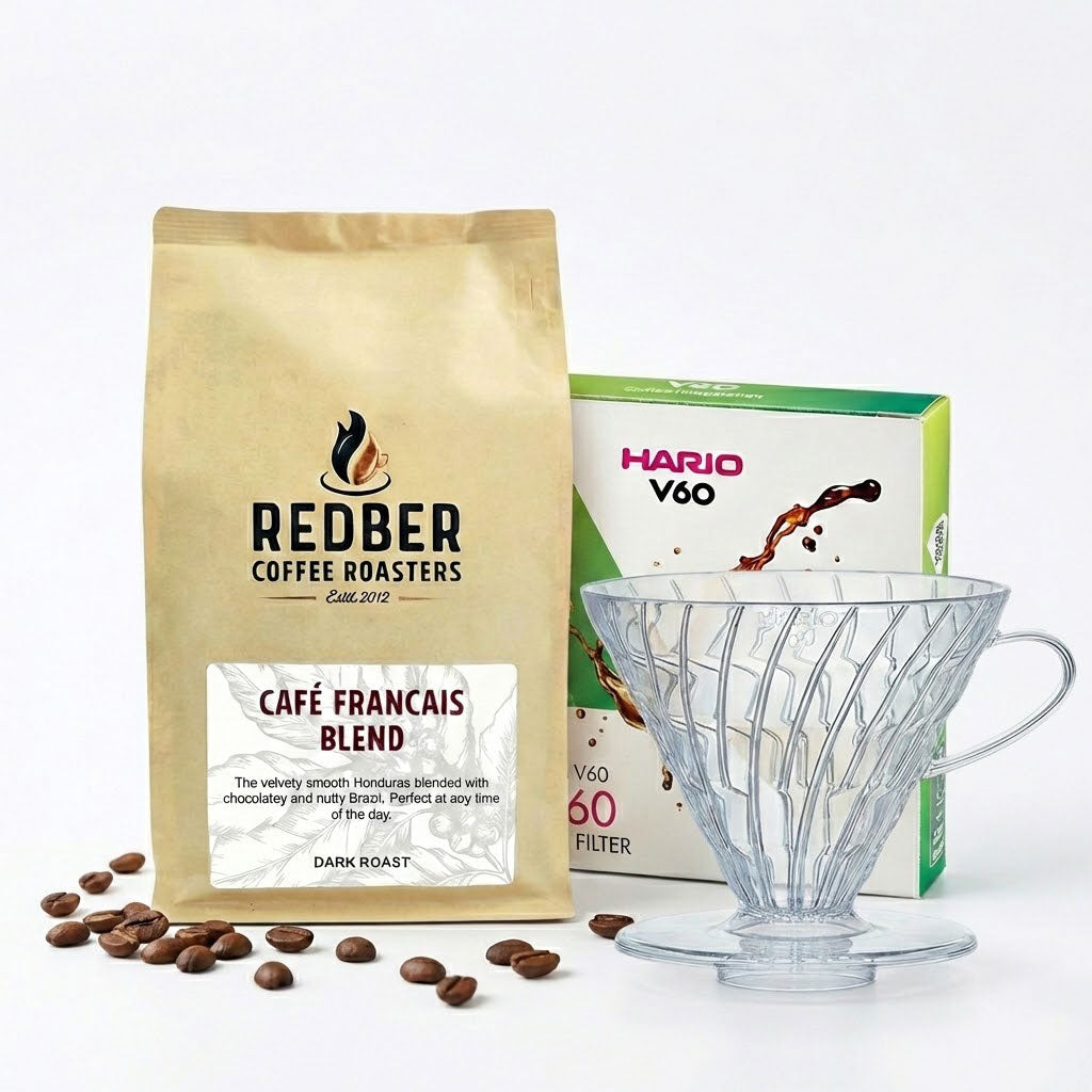 Hario V60 Clear Dripper & Filters Set