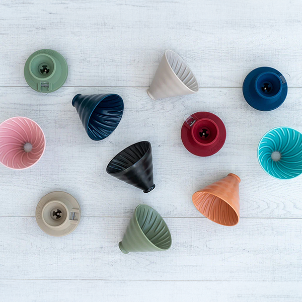 Hario V60 Switch & Match Ceramic Dripper Size 02 - Turquoise