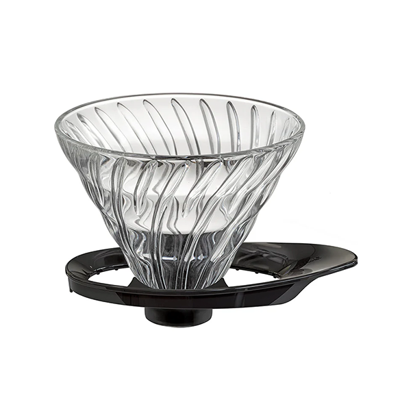 Hario V60 Glass Coffee Dripper Size 02 - Black