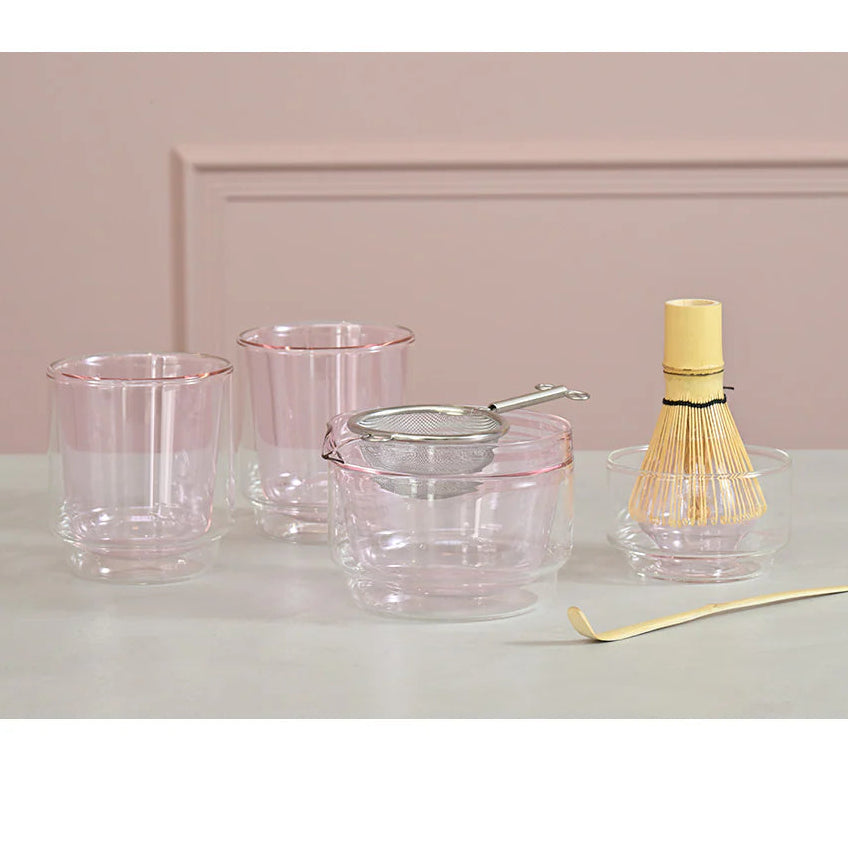 Hario Matcha Collection Tea Set - Pink