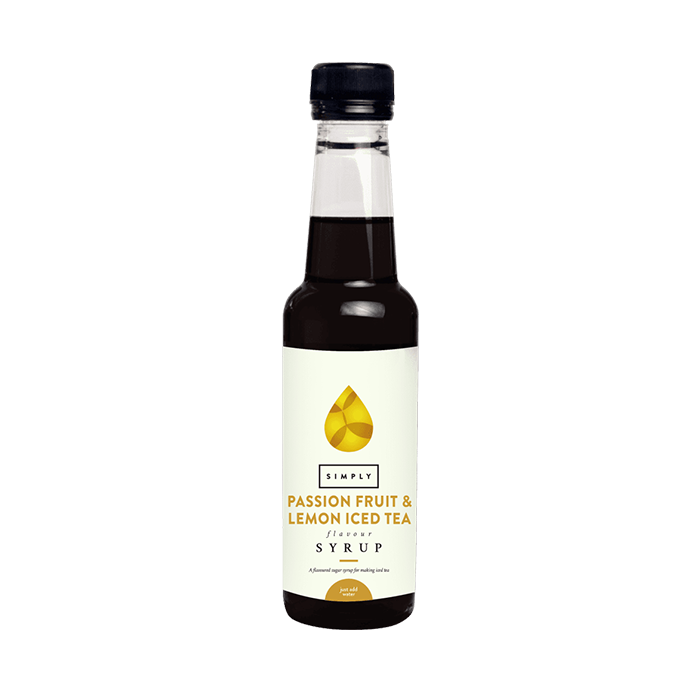 Simply Iced Tea Syrup 250ml - Passion Fruit & Lemon I Redber