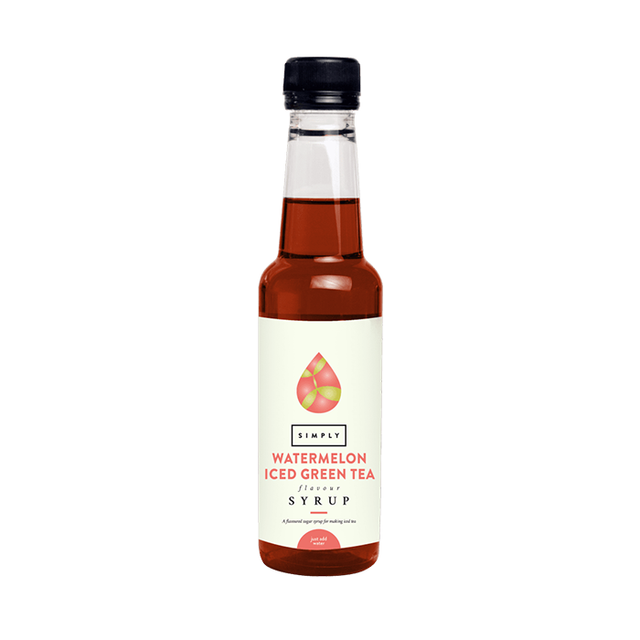 Simply Iced Tea Syrup 250ml - Watermelon Green Tea I Redber