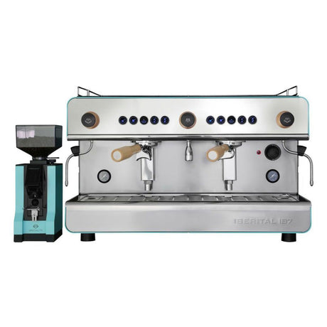Eureka Mignon Specialista Coffee Grinder - Tiffany Blue
