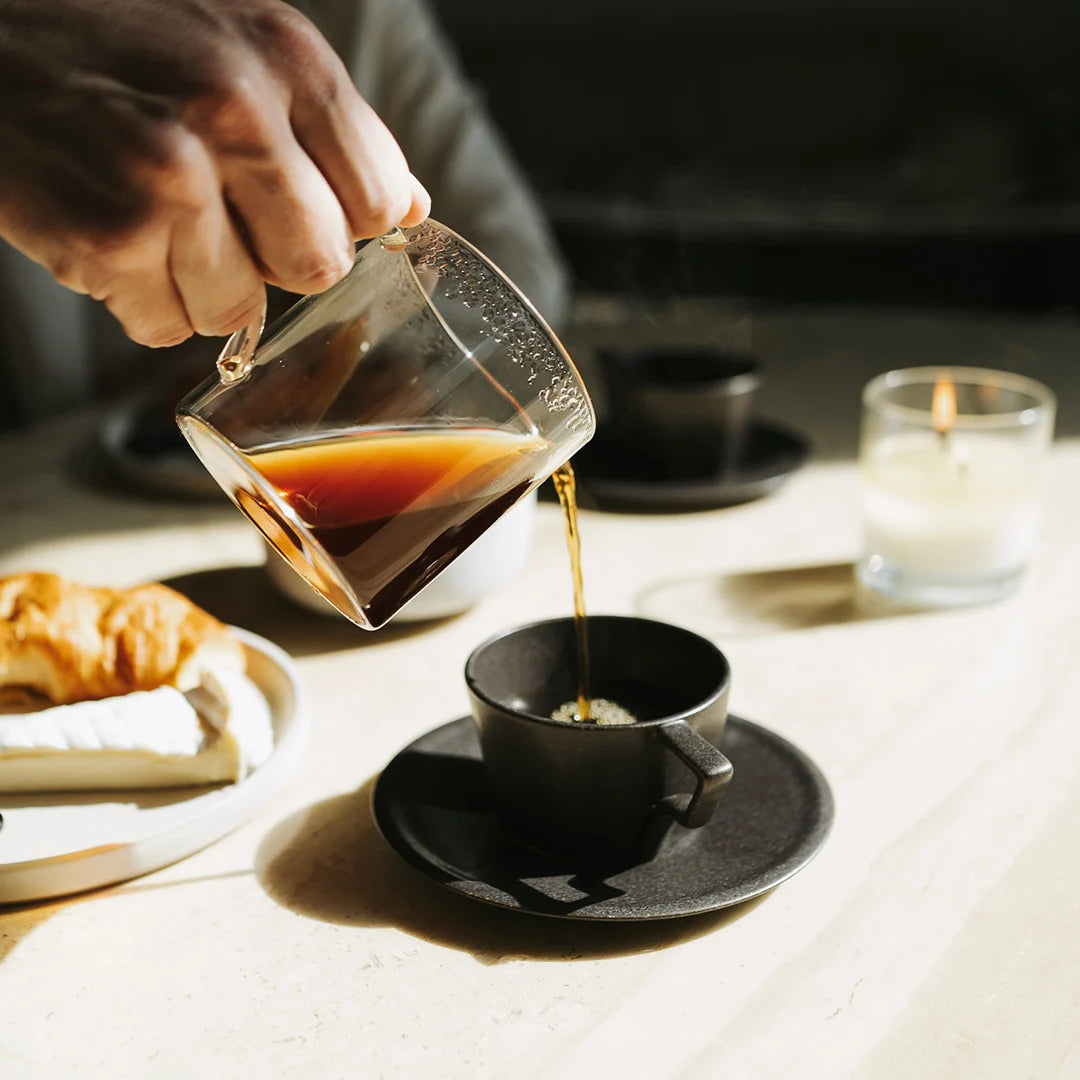 Kinto OCT Cup & Saucer 220ml - Black