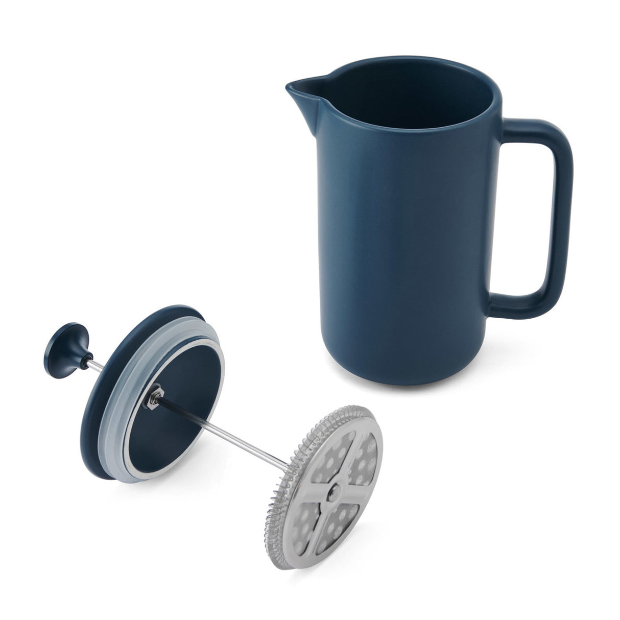 La Cafetière Arezzo 8 Cup Cafetiere 1L - Navy