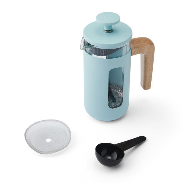 La Cafetière Pisa 3 Cup Cafetiere - Sky Blue