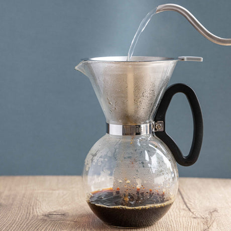 La Cafetière Pour Over Coffee Maker with Reusable Filter, 8-Cup