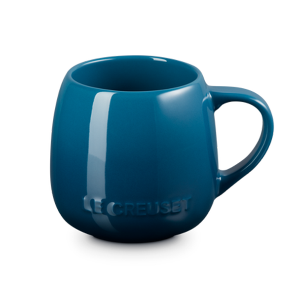 Le Creuset Stoneware Coupe Mug 320ml - Deep Teal