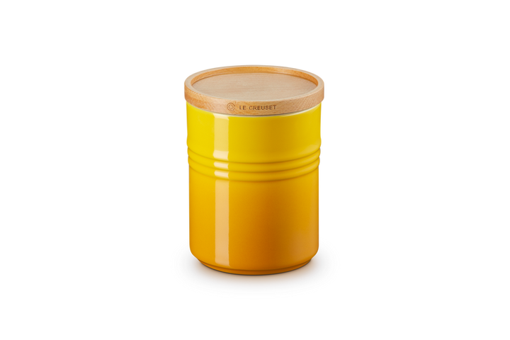 Le Creuset Medium Storage Jar with Wood - Nectar Redber Coffee Roasters
