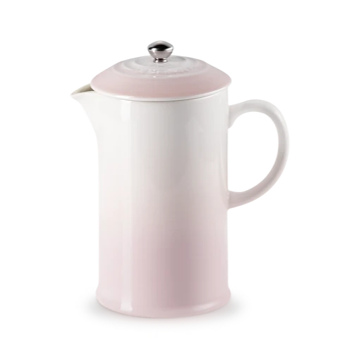 Le Creuset Stoneware Cafetiere - Shell Pink Redber Coffee Roasters