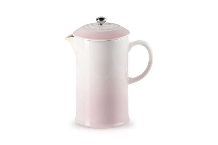 Le Creuset Stoneware Cafetiere - Shell Pink Redber Coffee Roasters