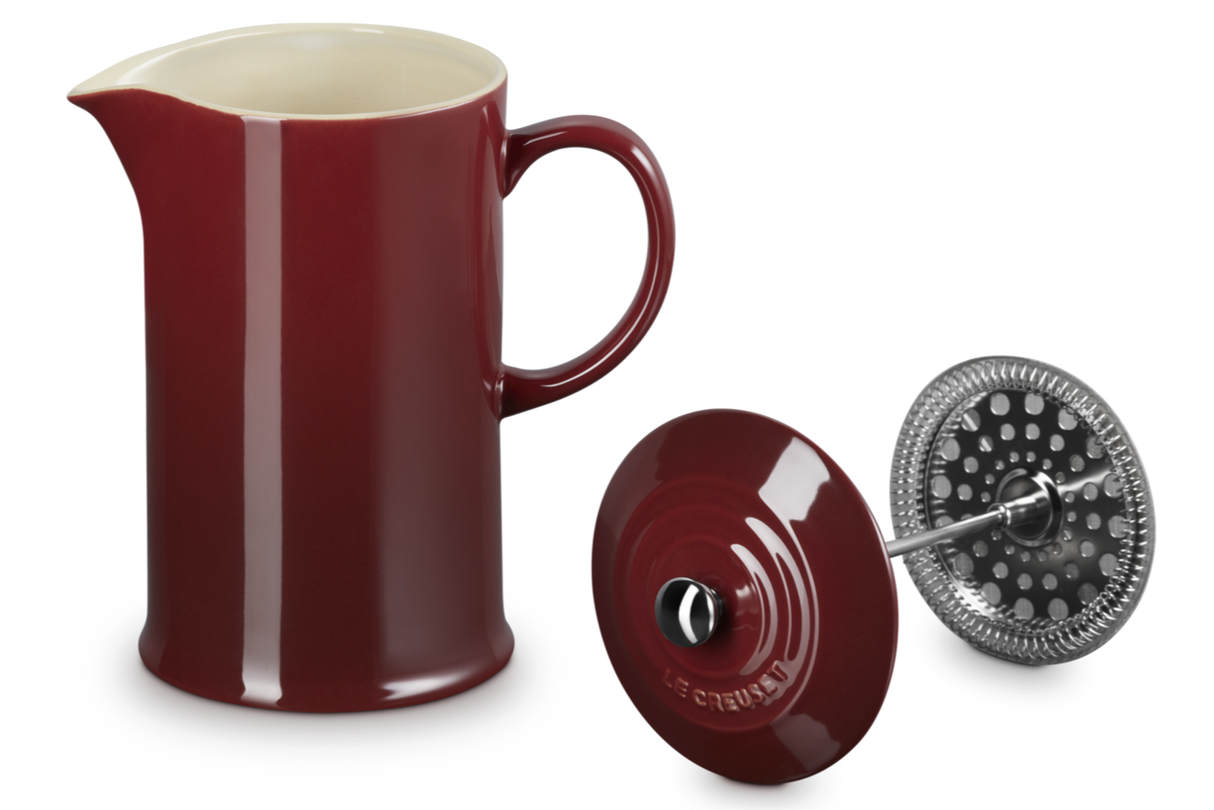 Le Creuset Stoneware Cafetiere 1L - Garnet