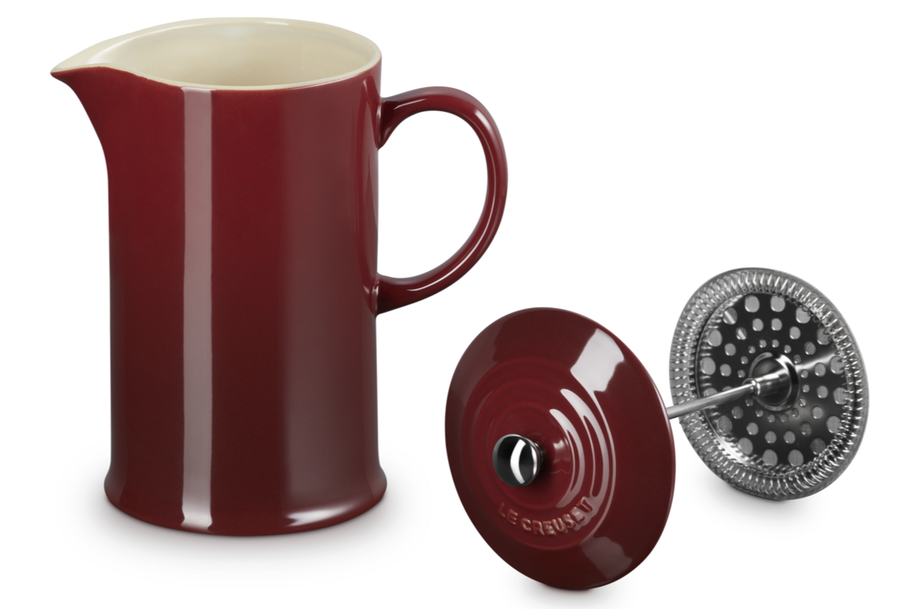 Le Creuset Stoneware Cafetiere 1L - Garnet