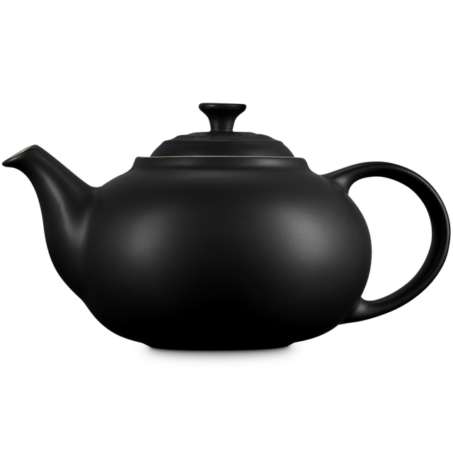 Le Creuset Stoneware Classic Teapot 1.3L - Satin Black