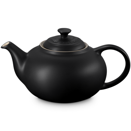 Le Creuset Stoneware Classic Teapot 1.3L - Satin Black