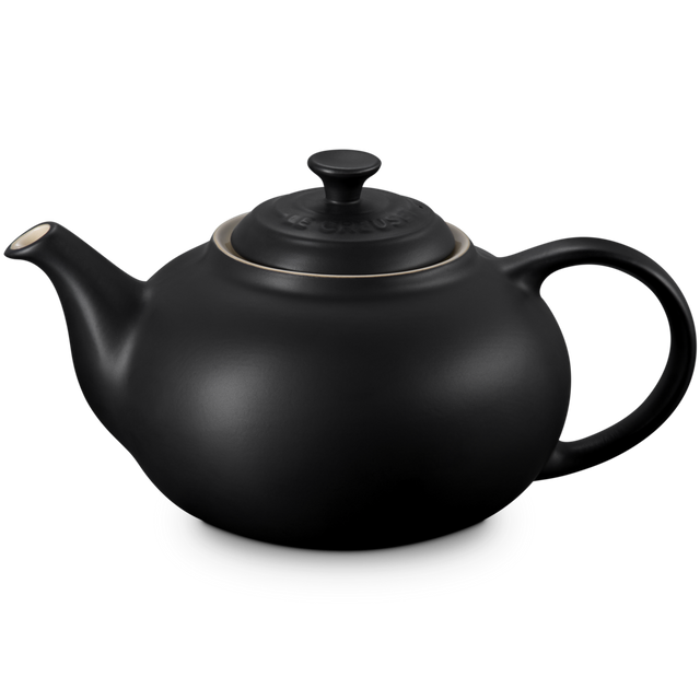 Le Creuset Stoneware Classic Teapot 1.3L - Satin Black