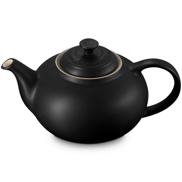 Le Creuset Stoneware Classic Teapot 1.3L - Satin Black