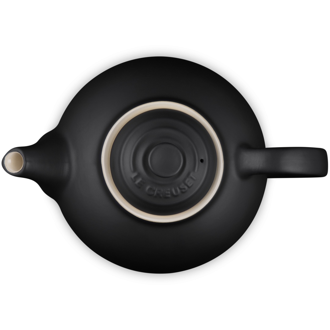 Le Creuset Stoneware Classic Teapot 1.3L - Satin Black