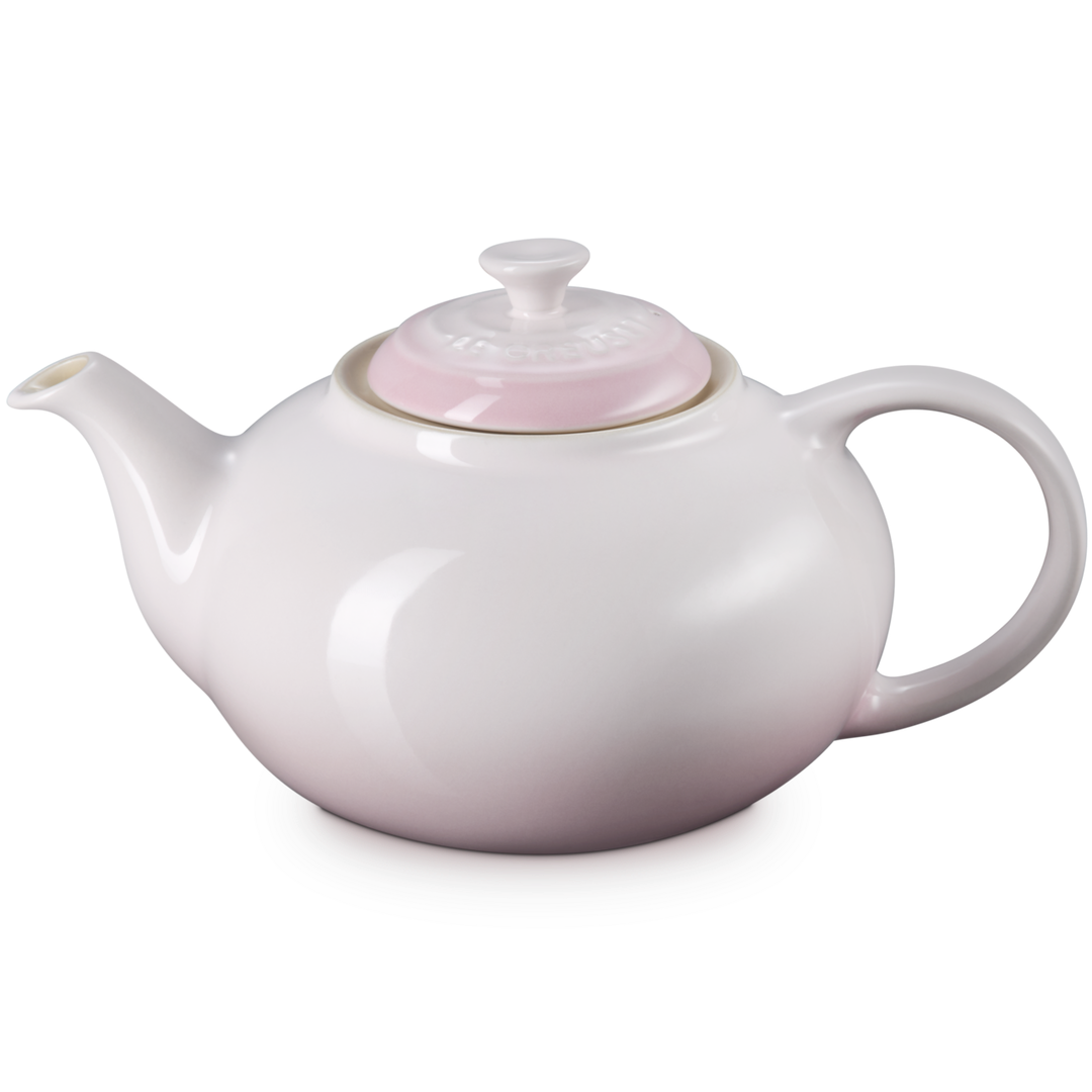 Le Creuset Stoneware Classic Teapot 1.3L - Shell Pink