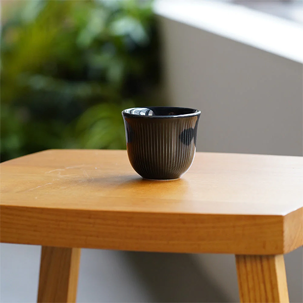 Loveramics Brewers 80ml Embossed Espresso Tasting Cup - Black