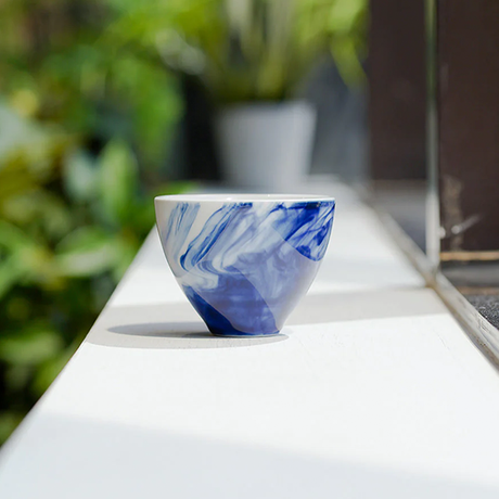 Loveramics Brewers Ink 150ml Floral Tasting Cup - Ink Cobalt