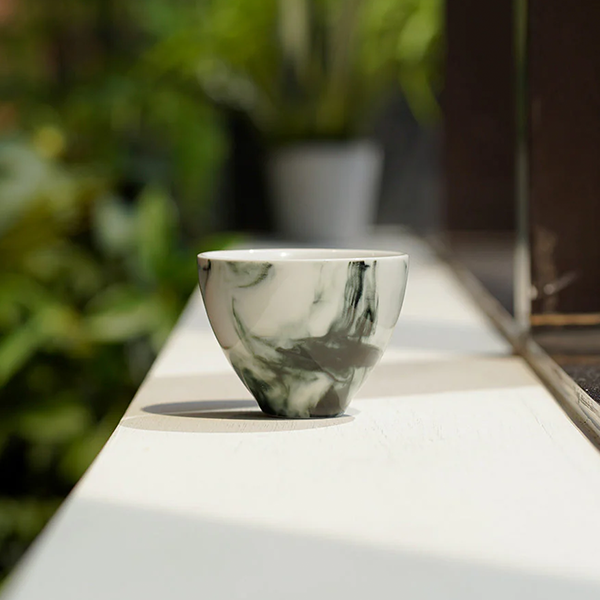 Loveramics Brewers Ink 150ml Floral Tasting Cup - Ink Black