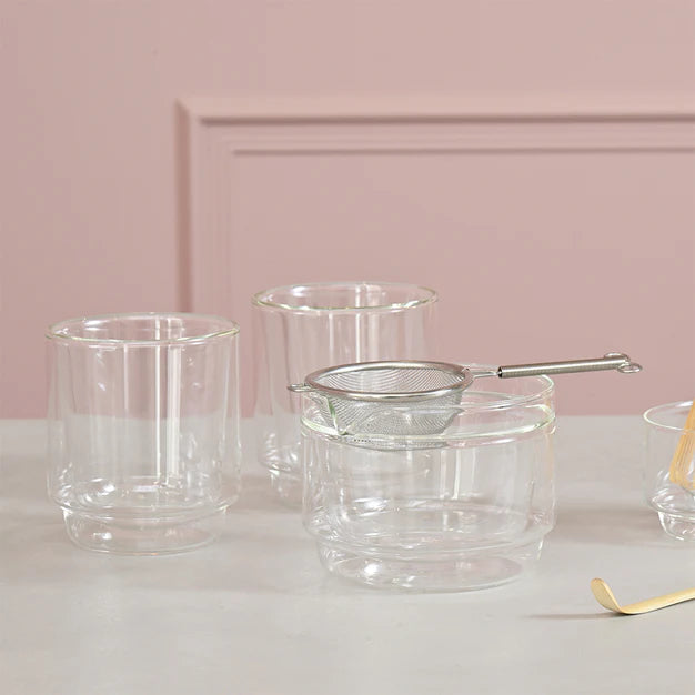 Hario Double-walled Matcha Cup 370ml - Clear